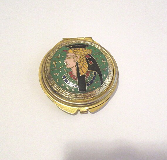 Vintage Pair Of Compacts, Black Enameled Young Co… - image 8