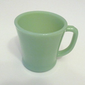 Fire King Jadeite D-Handle Mug