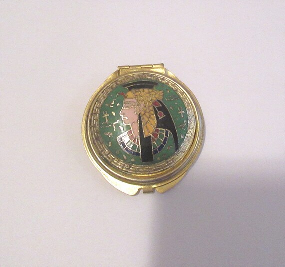 Vintage Pair Of Compacts, Black Enameled Young Co… - image 7