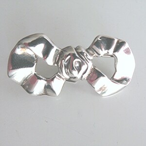 Vintage Sterling Bow Brooch