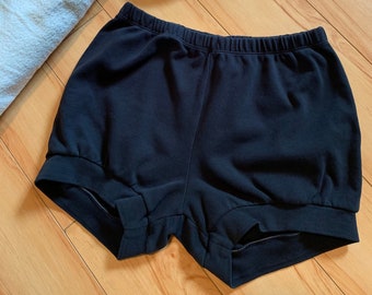 Pantalones cortos de yoga Iyengar - (Mujeres + Hombres) Bloomers de yoga estilo Pune - Negro