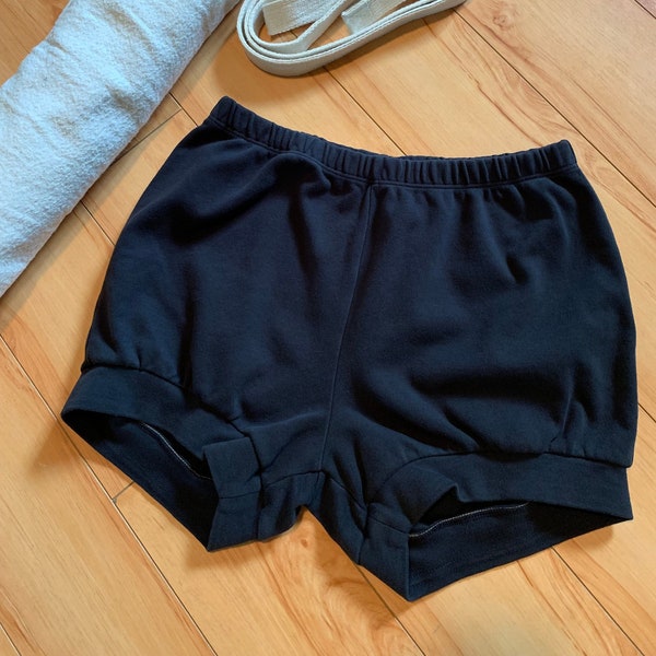 Iyengar Yoga Shorts - (Dames + Heren) Pune Style yogabloeiers - Zwart