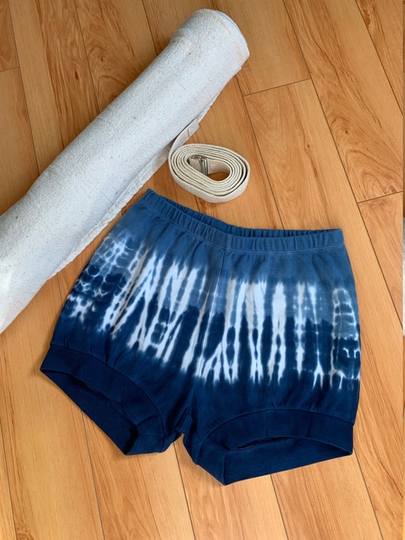 Tie Dye Yoga Shorts Mujeres Pantalones - Etsy México