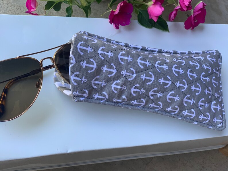 Nautical Sunglass case