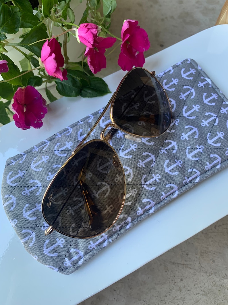 Nautical Sunglass case