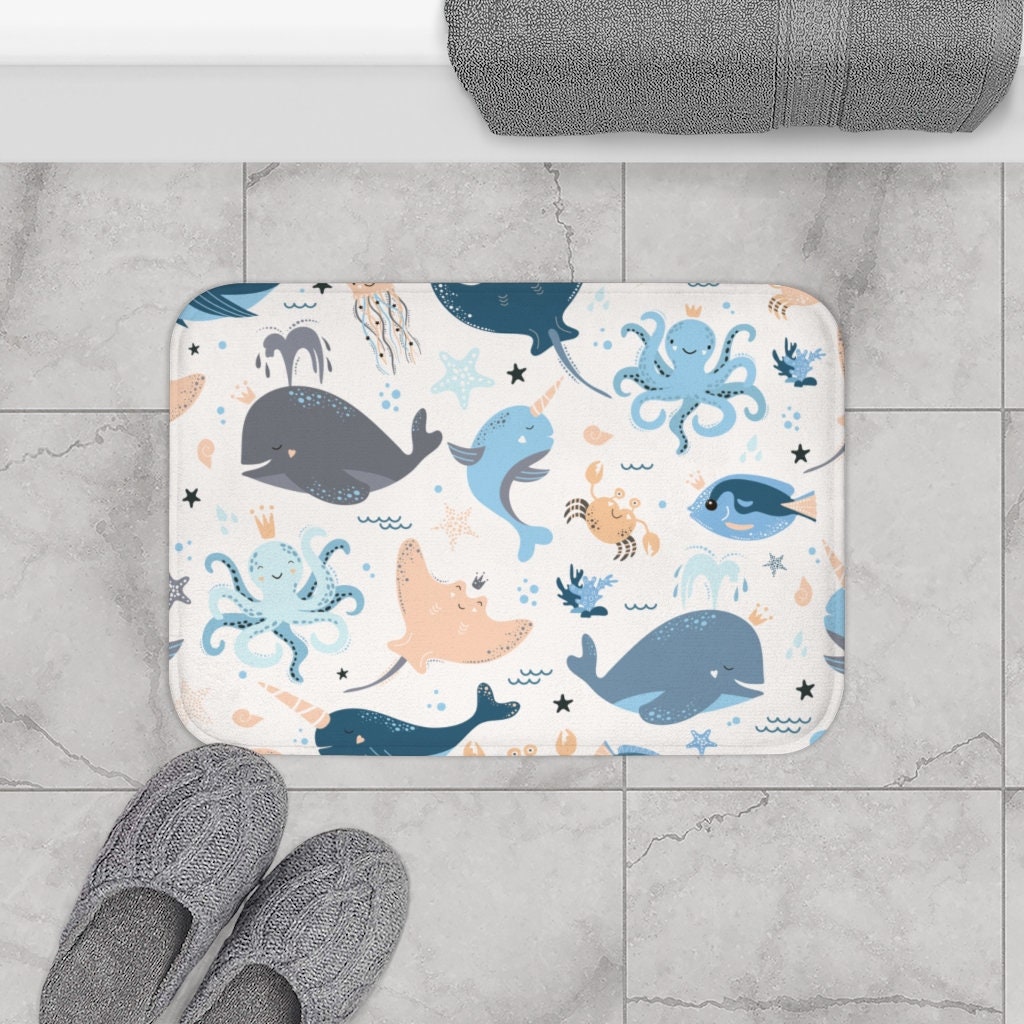 Cloud Bath Mat, Toddler Bathroom Mat, Toddler Decor, Kids Bathroom Dec –  littlepaperies