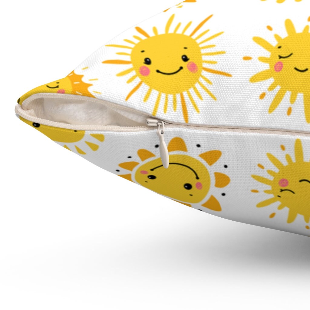 Sun Pillow Case Nursery Decor Kids Pillow Cover Baby Shower Etsy UK