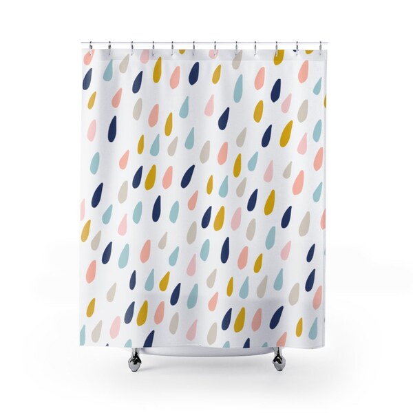 Kids Colorful Shower Curtains Etsy