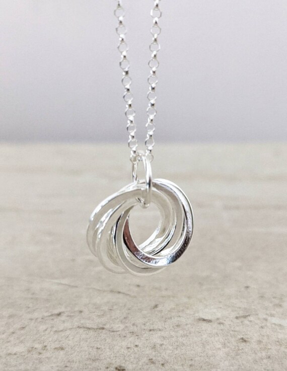Sterling Silver 50th Birthday Necklace Diamond Cut Chain Special Birthday Gift Milestone Birthday FREE Personalised Message Card Etsy Canada