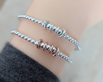 20th | 30th | 40th | 50th | 60th | 70th | 80th Sterling Silver Birthday Bracelet | Gifts For Women | FREE Personalised Message Card