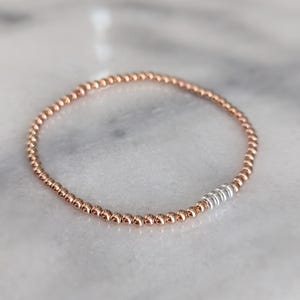 20.Jh. | 30er | 40er | 50er | 60er | 70er | Geburtstagsarmband 80er Jahre | Rose Gold Vermeil | Gelbgold Vermeil | FREIE personalisierte Mitteilungs-Karte