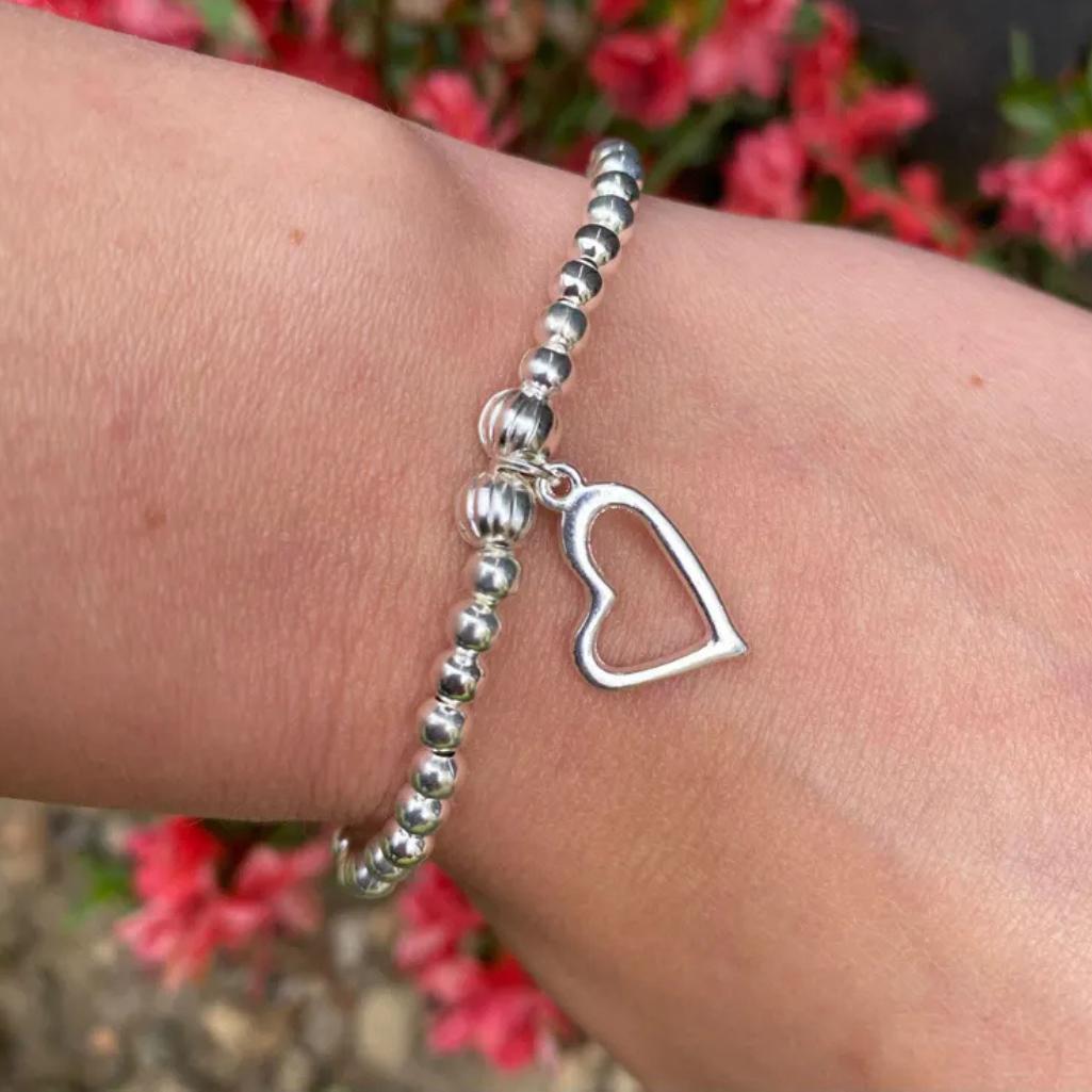 Bracciale Cuori Oro e Perle Naturali - BR0087VM - Linea Italia gioielli