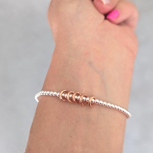 20.Jh. | 30er | 40er | 50er | 60er | 70er | 80er | Sterling Silber Geburtstag Armband | Besonderes Geburtstagsgeschenk | FREIE personalisierte Mitteilungs-Karte