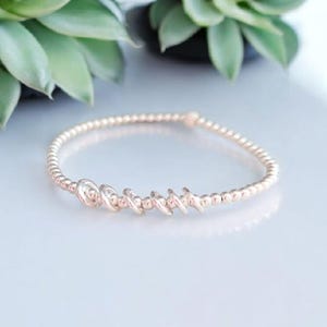 Sterling Silver Birthday Bracelet for 20th, 30th, 40th, 50th , 60th , 70th, 80th or 90th Milestone Birthday&#39;s