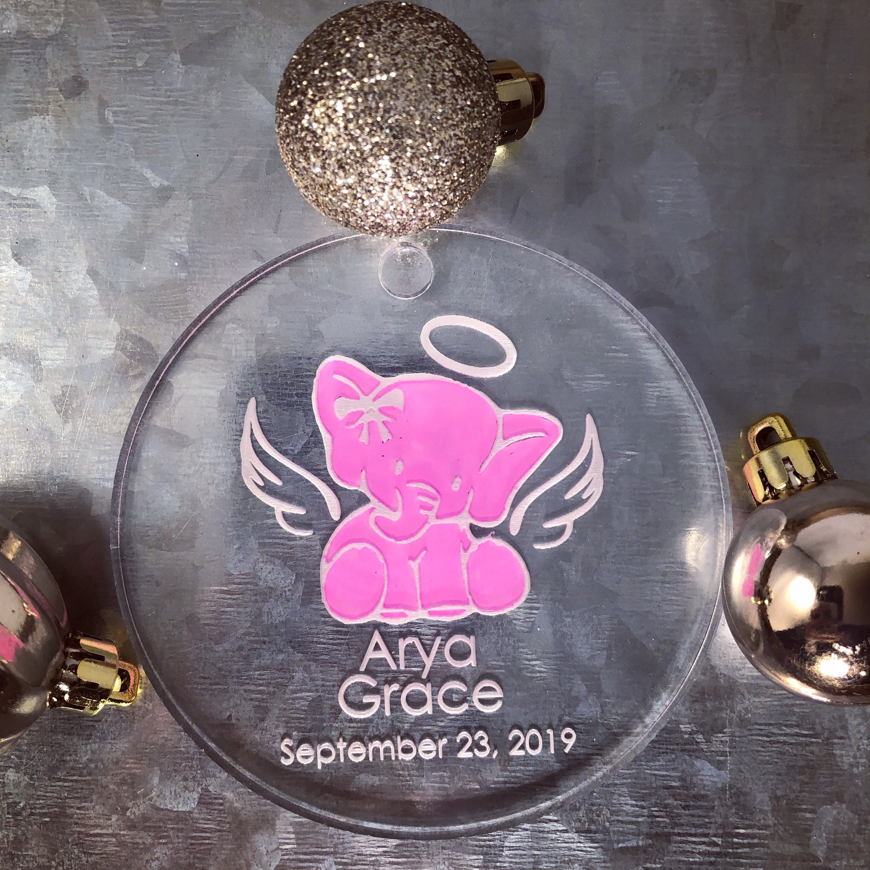 Custom Baby Memorial Ornament Child Loss Ornament Etsy 日本