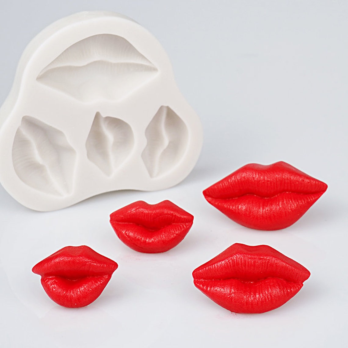 Kissing Lips Mold Lip Mold Silicone Mould Fondant Mold Etsy