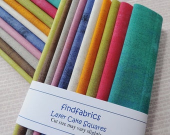 BasicGrey Grunge Basics Gris Junior Layer Cake 20 10-inch Squares Moda Fabrics 30150JLC 278