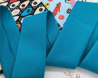 Swan Collection: 60mm Cotton Bias Binding, Single Fold