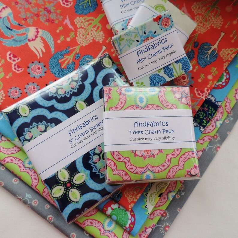 CLEARANCE Manderley Mini Charm pack Moda Fabrics for Etsy