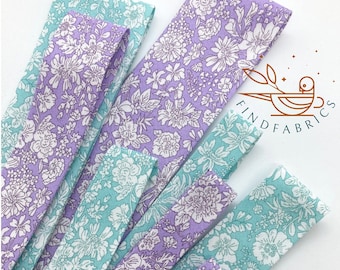 LIBERTY Emily Belle Lasenby Quilting Cotton Handmade Bias Binding Available in various Widths and Folds