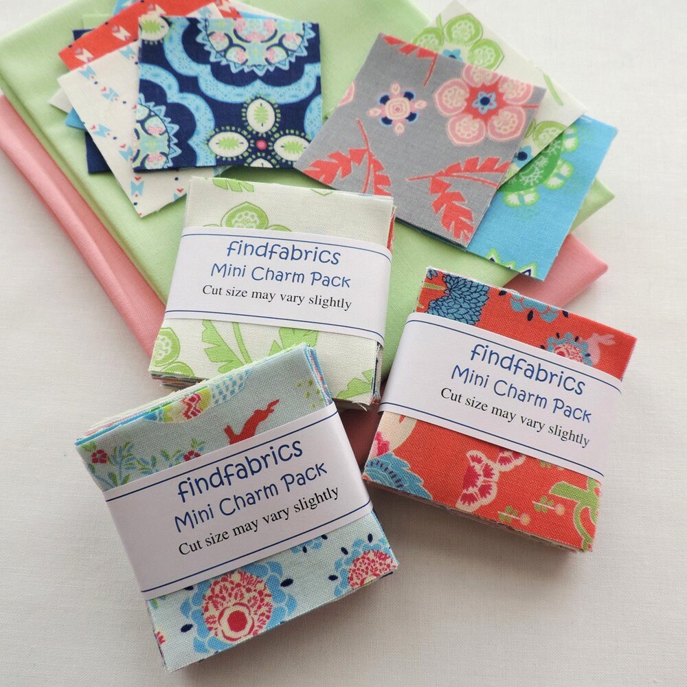 Mini Charm Packs 2.1/2 x 2.1/2 Moda Manderley Etsy