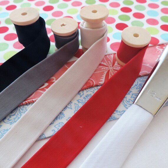 18mm NEW STRETCH Handmade 3//4/" Wide Bias Binding Tape ~ Plain