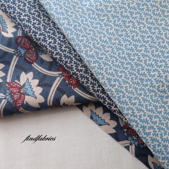 Patchwork Quilting 2.5 Inch Squ... Moda Fabric Vive La France Print Mini Charm