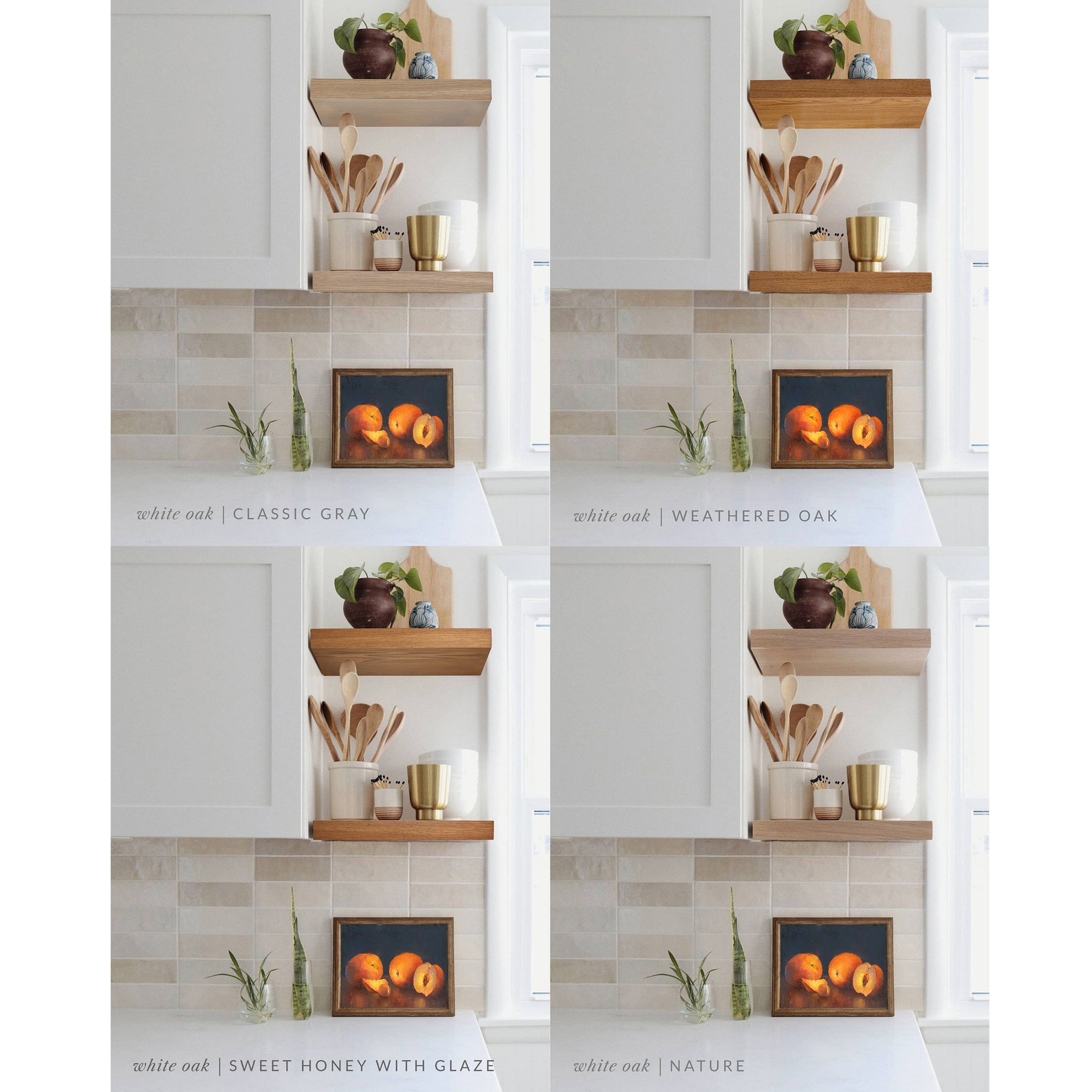 Deep Floating Shelves Deep Floating Shelf White Oak Shelves Etsy