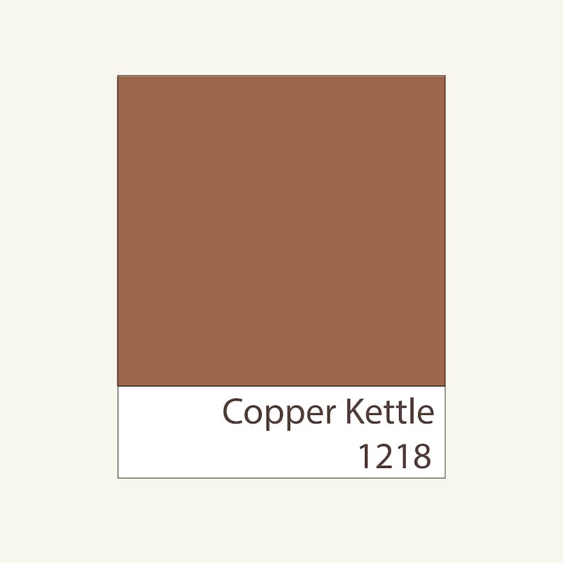 Rust Colored Painted Shelves Copper Kettle by Benjamin Moore Etsy