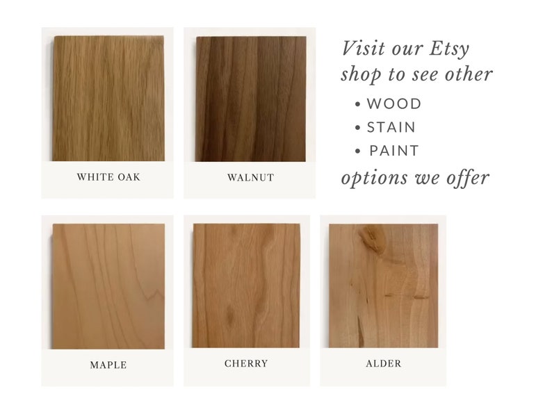 Visit our shop for other wood types