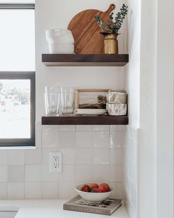 Rustic Floating Shelves Farmhouse Style, Are Floating Shelves Still In Style 2022