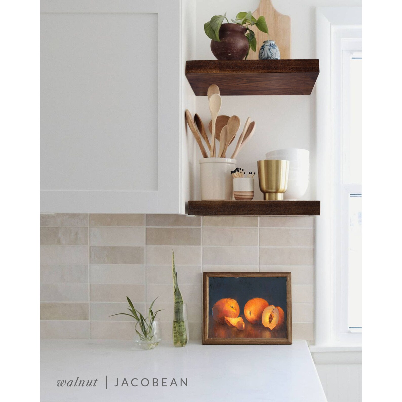 Rustic Farmhouse Floating Box Shelves