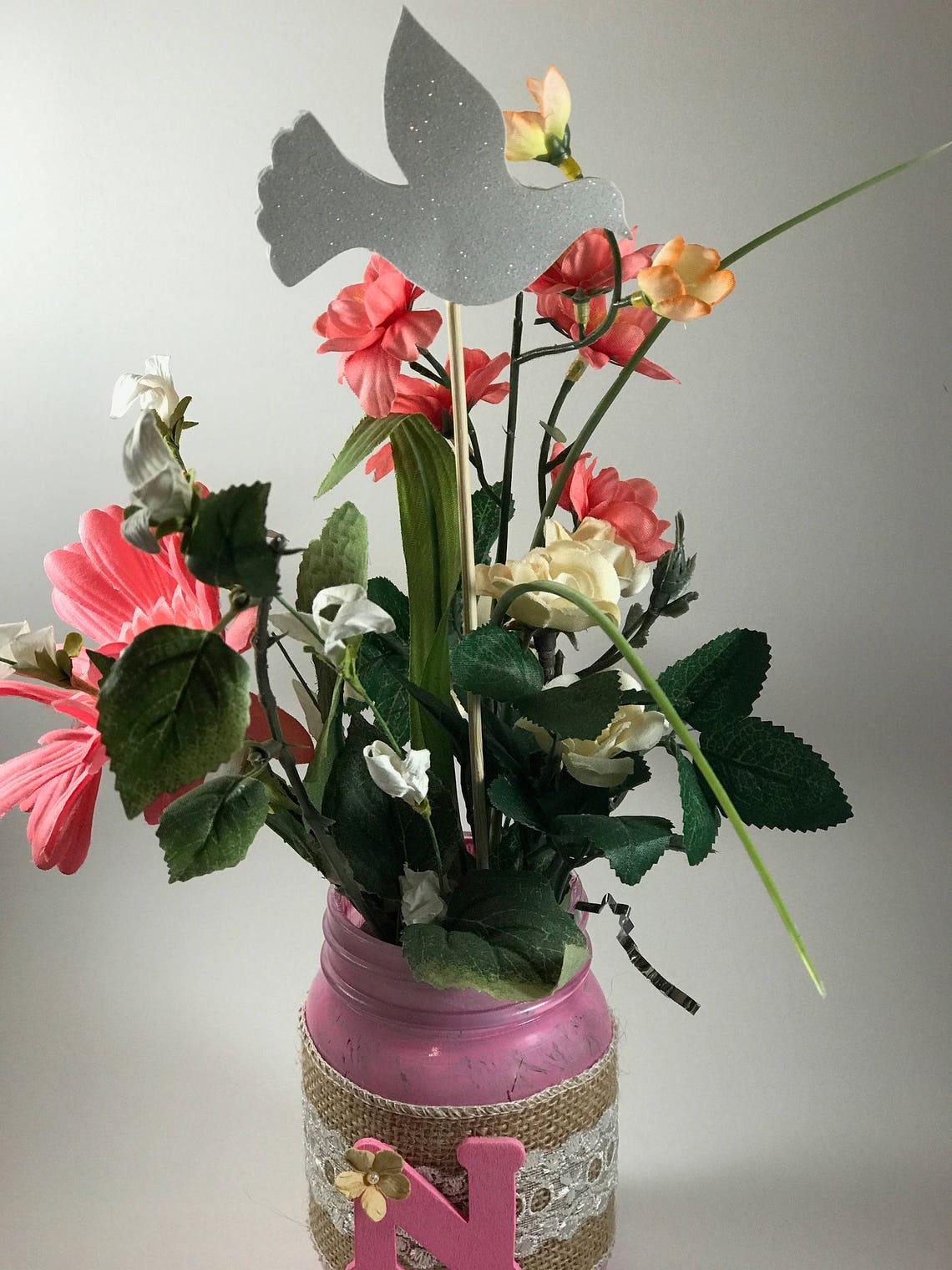 Baptism Dove Centerpiece Set of 6 - Etsy