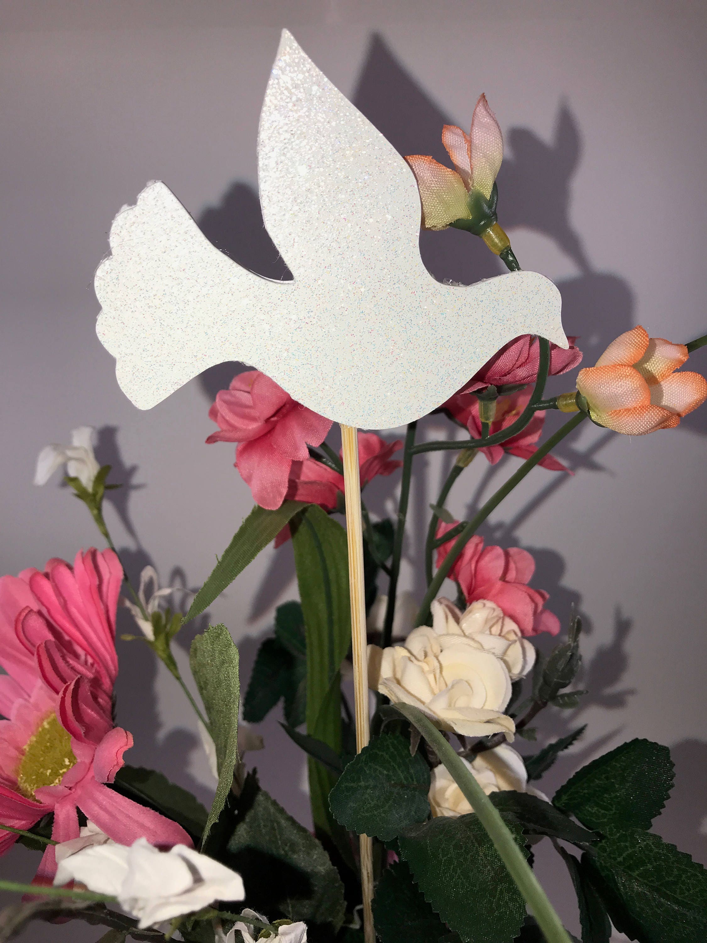 Baptism Dove Centerpiece Set of 6 | Etsy