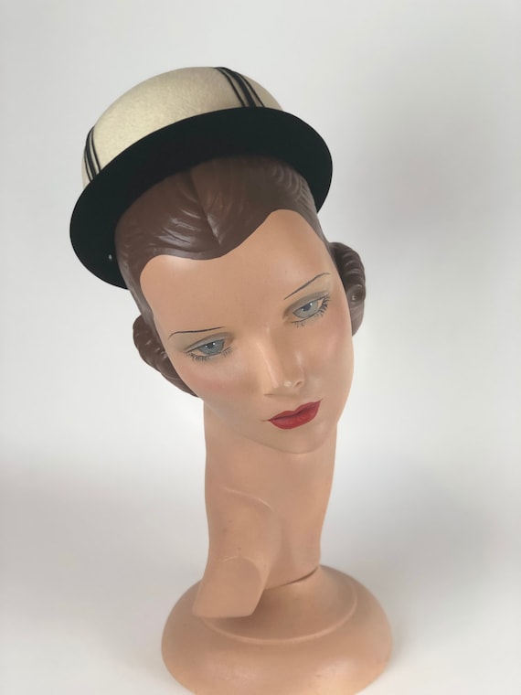 Early 1960S Dome Shape Pill Box Hat Designed By Ad