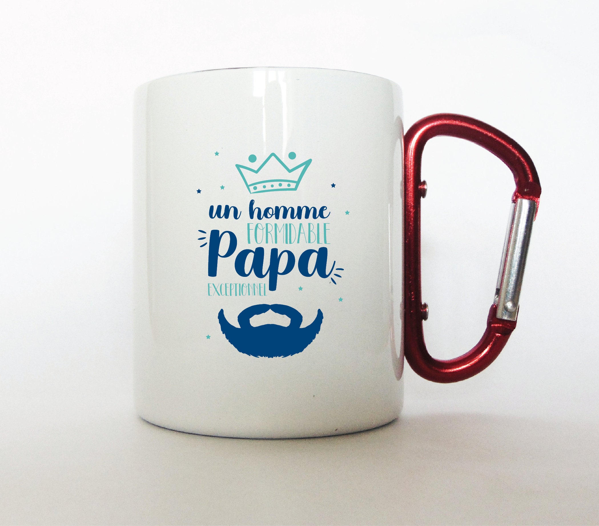 Mug Personnalisé Un Homme Formidable Papa Exceptionnel. Cadeau d'anniversaire Pour Le Père, Anse Mou