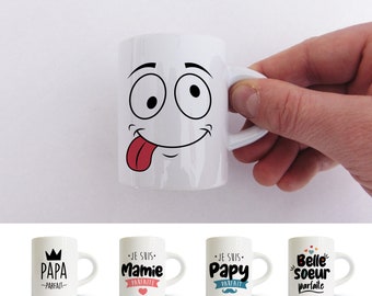 Tasse personnalisée | mini mug personnalisé  |  café expresso 75 ML | cadeau personnalisé