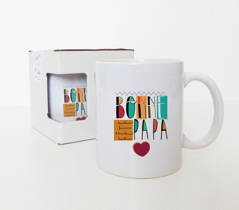 Mug personnalisé Bonne fête papa cadeau pour papa image 5