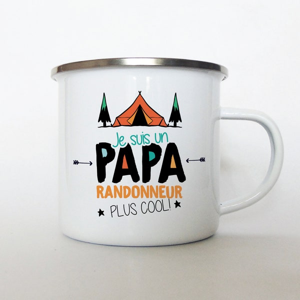 Personalized mug | I am a hiker dad | birthday present