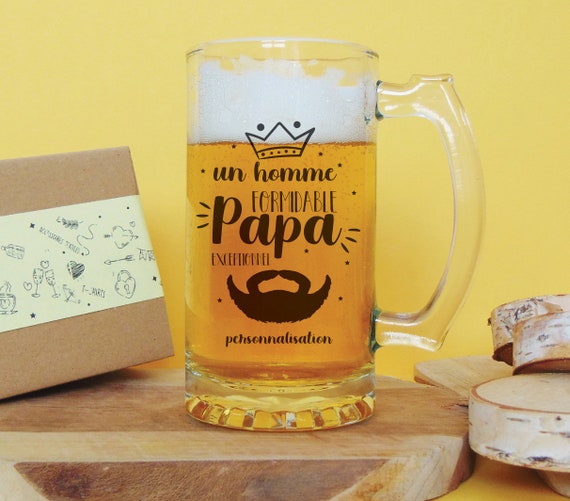 Chope de bière originale pour la fête des pères