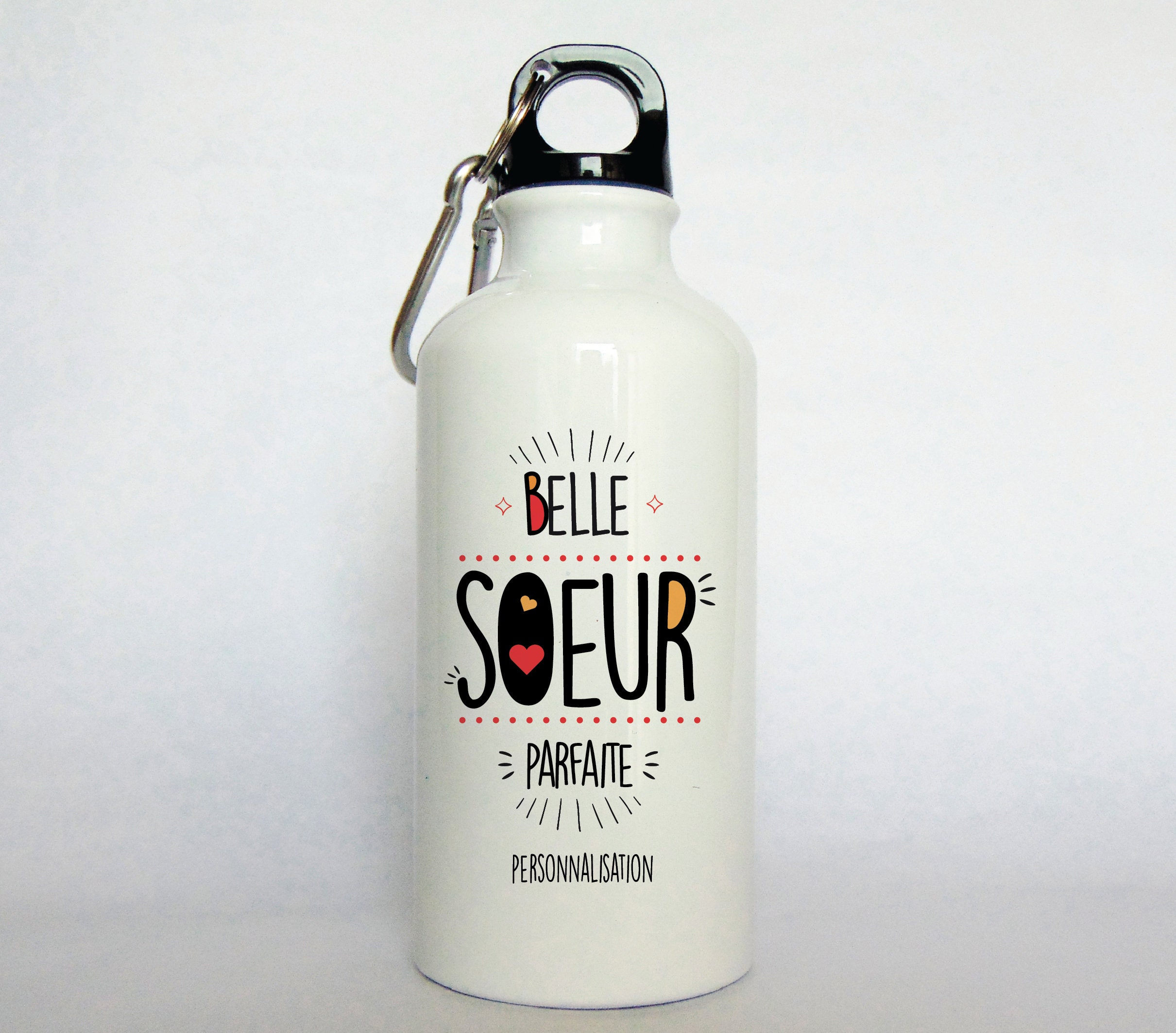 Gourde Personnalisé | Belle Soeur Parfaite Cadeau d'anniversaire Bouteille Eau Personnalisée