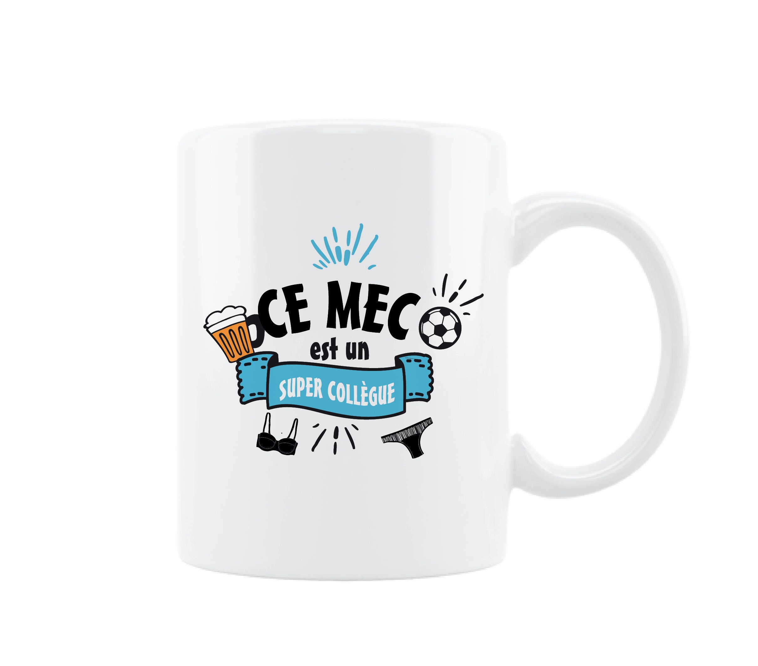 Mug Personnalisé Ce Mec Est Un Super Collègue Cadeau d'anniversaire Pour Lui