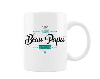 Personalized mug "best handsome dad in the world" personalized gift