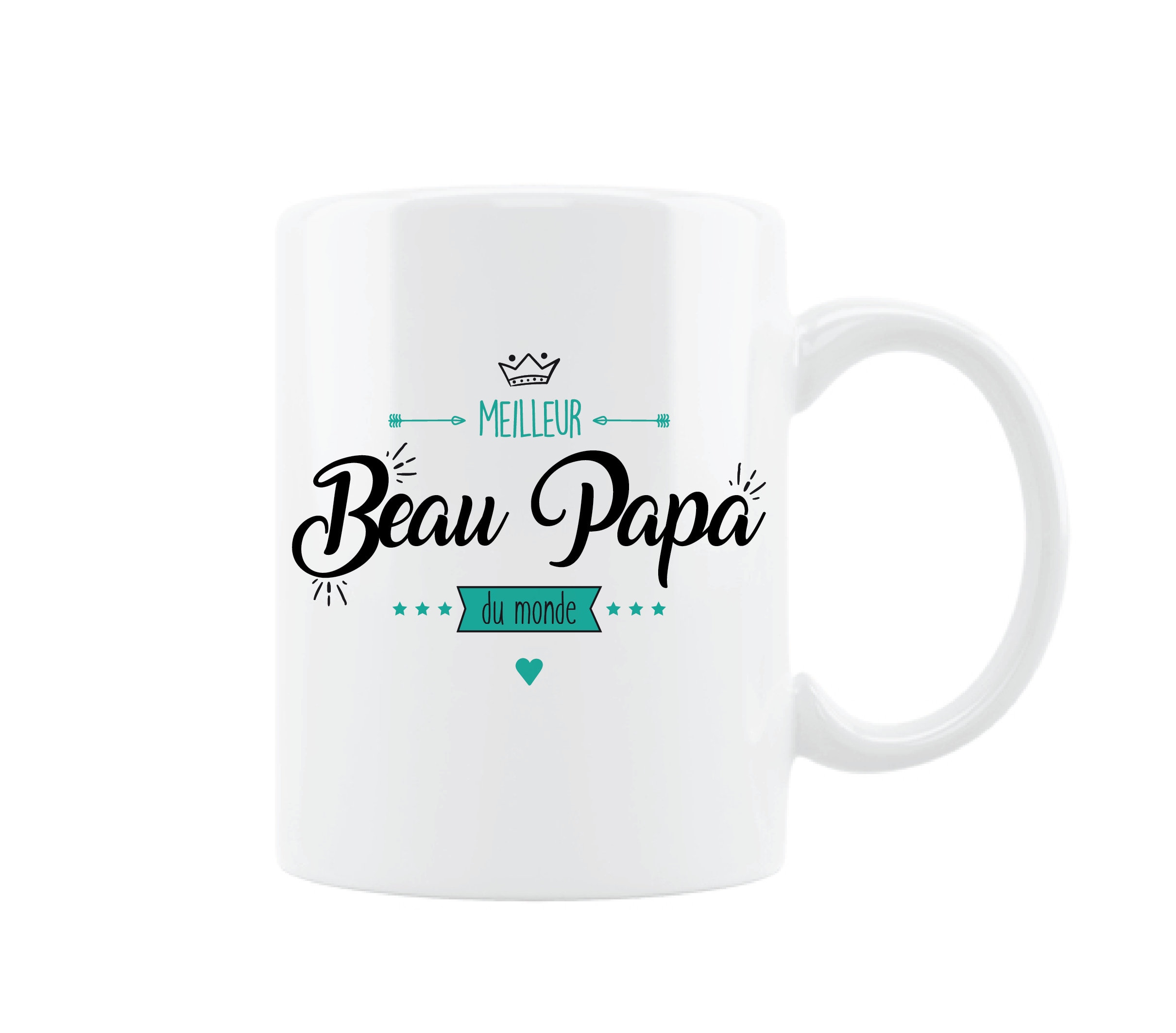 Mug Personnalisé Meilleur Beau Papa Du Monde. Cadeau d'anniversaire Pour Père