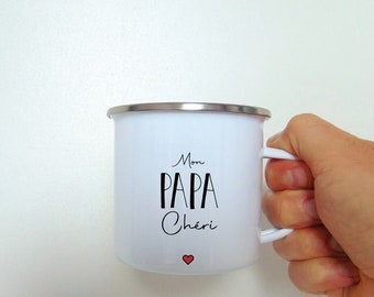 Mug personnalisé  "Mon Papa chéri"