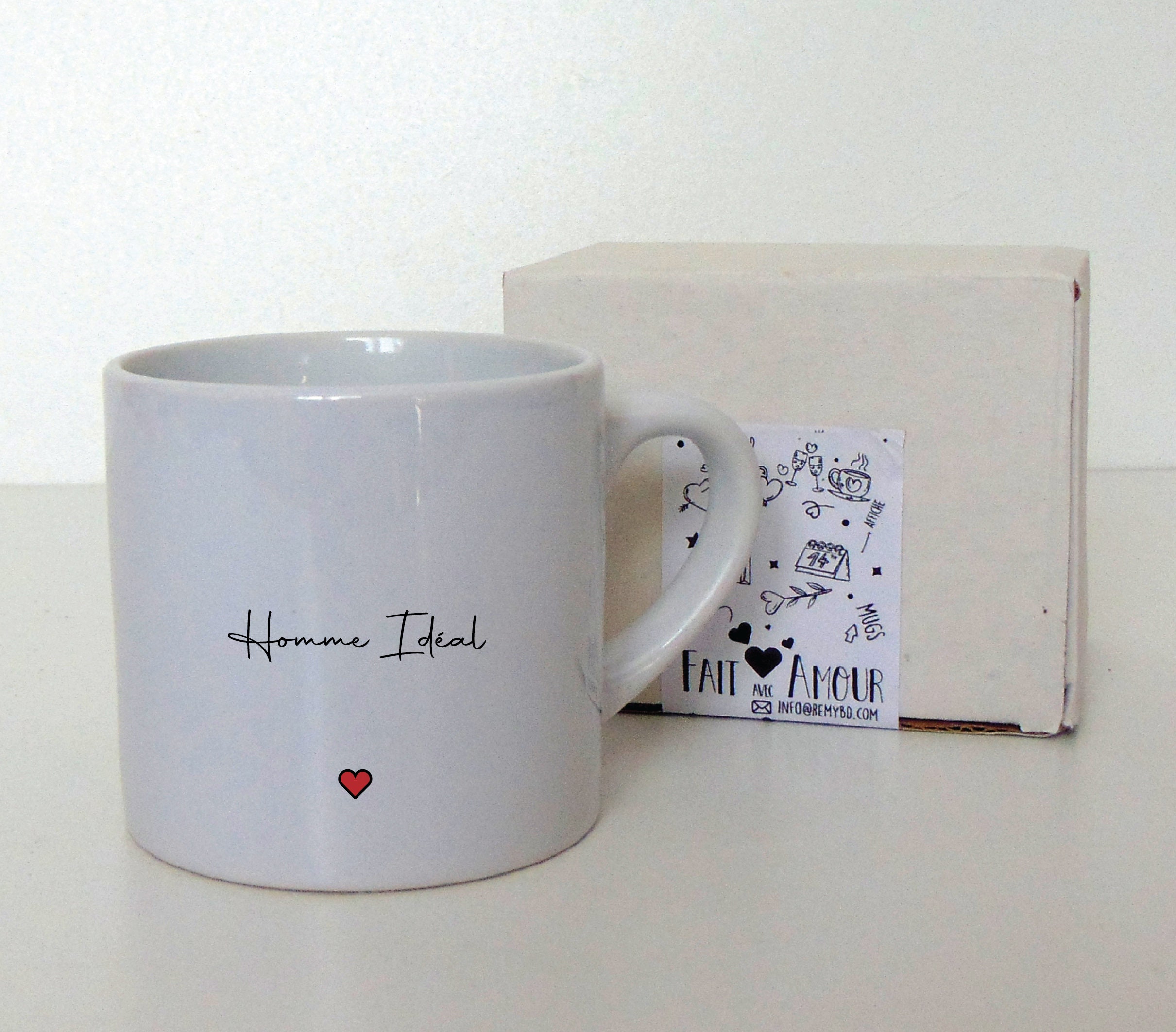 Mug Personnalisé Homme Ideal, Mug Café Pour Homme, Cadeau Lui, Tasse Expresso 150 Ml