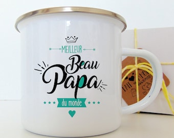 Mug personnalisé  "meilleur beau papa du monde"