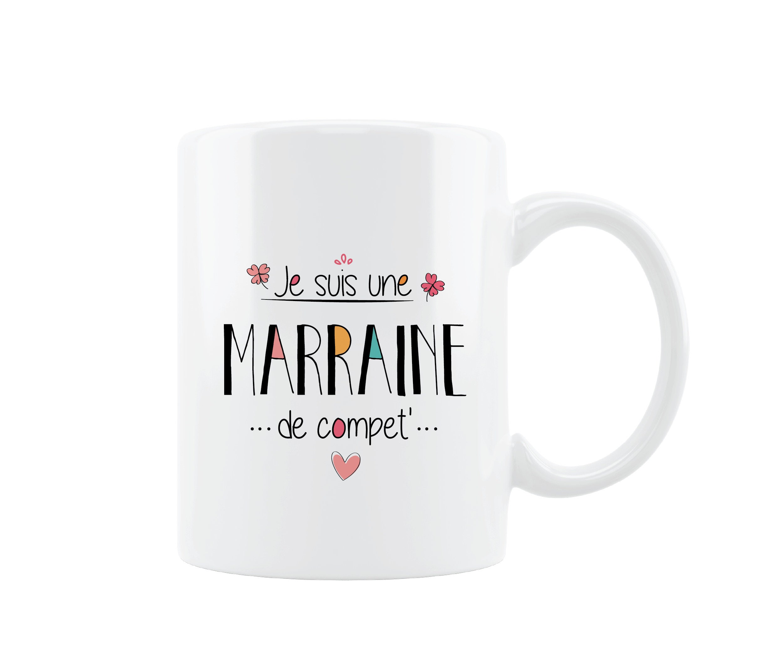 Mug Personnalisé | Je Suis Une Marraine de Compet' Futur Marraine