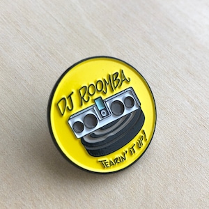 DJ Roomba Enamel Pin | Parks and Rec