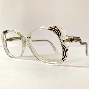 Safilo 70s vintage glasses - Acetate transparent frame